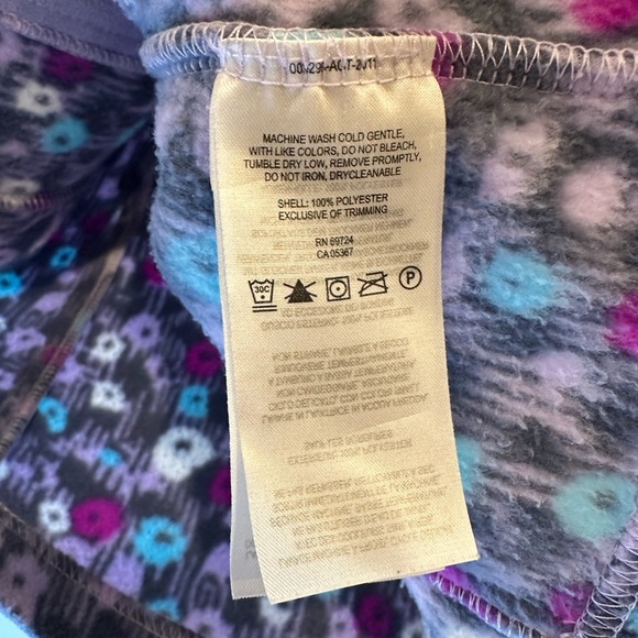 Columbia Floral Print Jacket Girls Size M - Picture 5 of 5